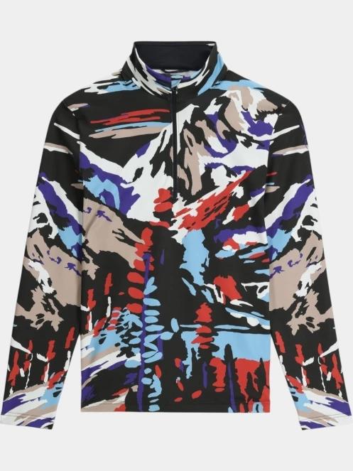 Spyder Podium 1/2 Zip férfi aláöltöző felső multikolor színben 8