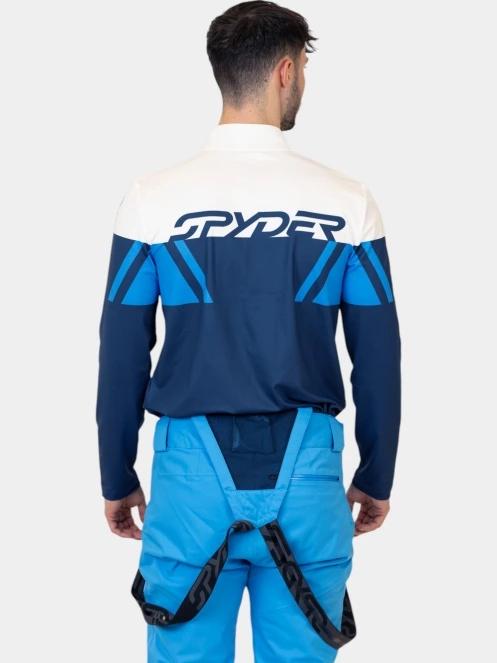 Spyder Podium 1/2 Zip férfi aláöltöző felső sötétkék színben 4