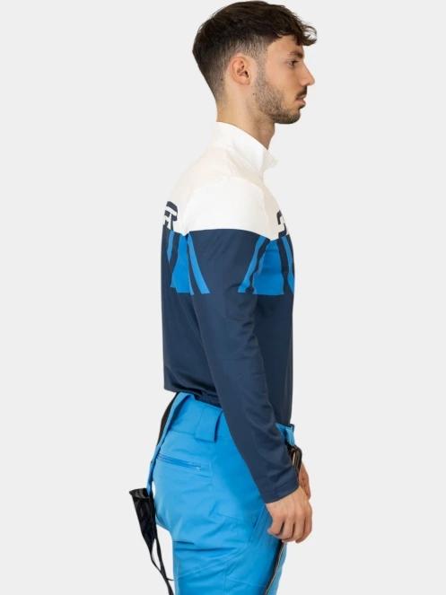 Spyder Podium 1/2 Zip férfi aláöltöző felső sötétkék színben 5