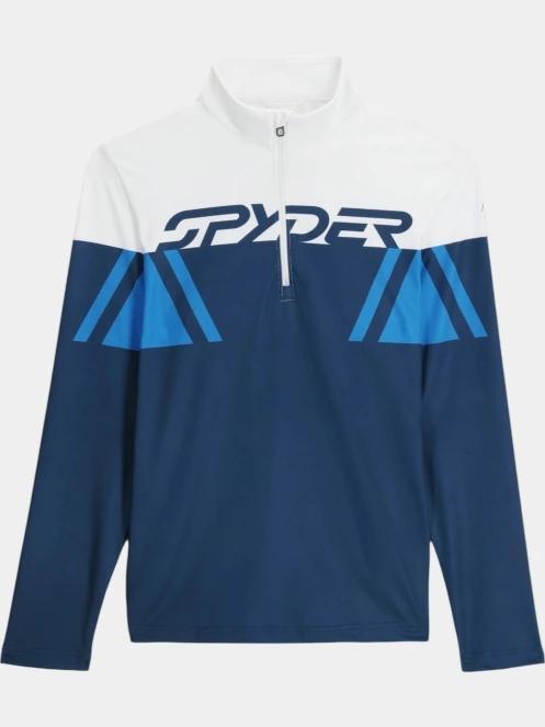 Spyder Podium 1/2 Zip férfi aláöltöző felső sötétkék színben 8