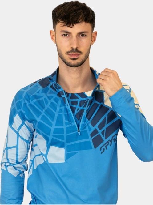 Spyder Legacy 1/2 Zip férfi aláöltöző felső kék színben 7
