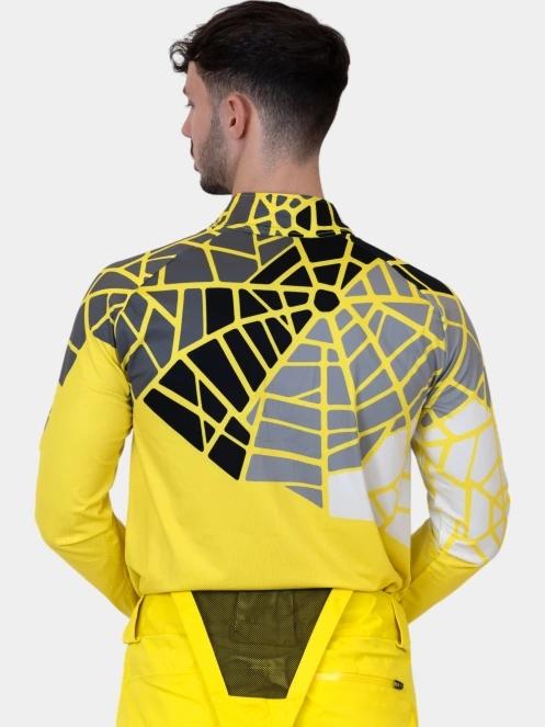 Spyder Legacy 1/2 Zip férfi aláöltöző felső sárga színben 4