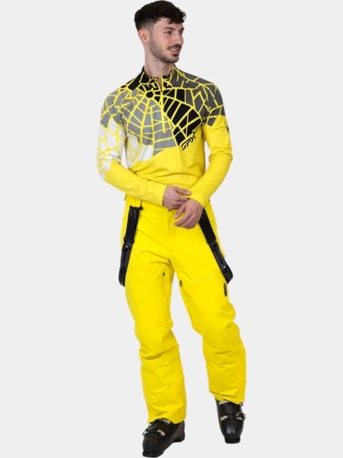 Spyder Legacy 1/2 Zip férfi aláöltöző felső sárga színben 5