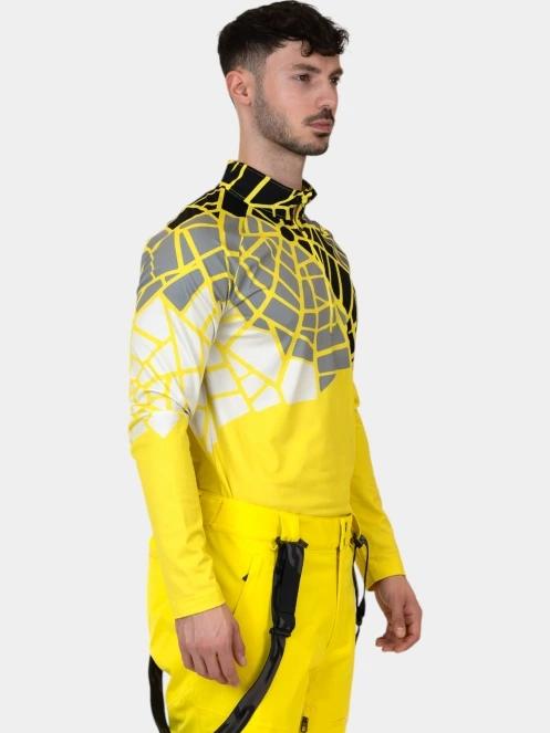 Spyder Legacy 1/2 Zip férfi aláöltöző felső sárga színben 7