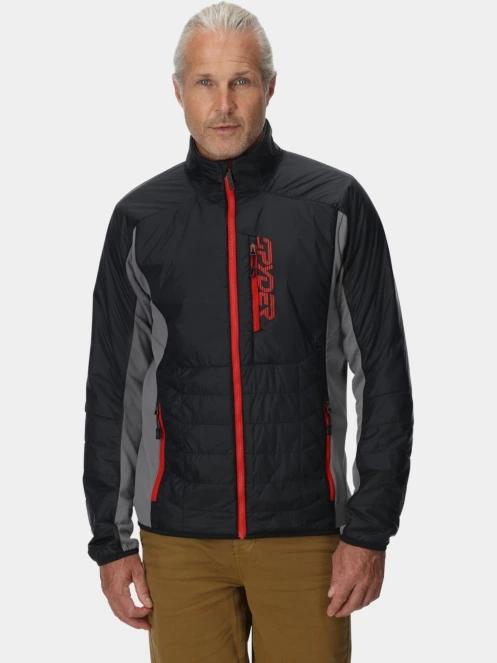 Spyder Glissade Hybrid Jacket férfi hibrid felső fekete színben 2