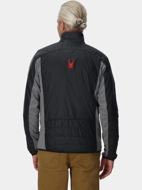 Spyder Glissade Hybrid Jacket férfi hibrid felső fekete színben 3