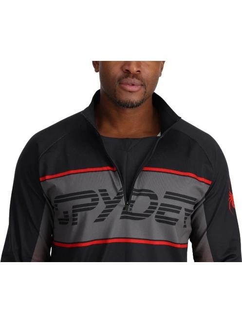 Spyder Paramount 1/2 Zip férfi pulóver fekete színben 4