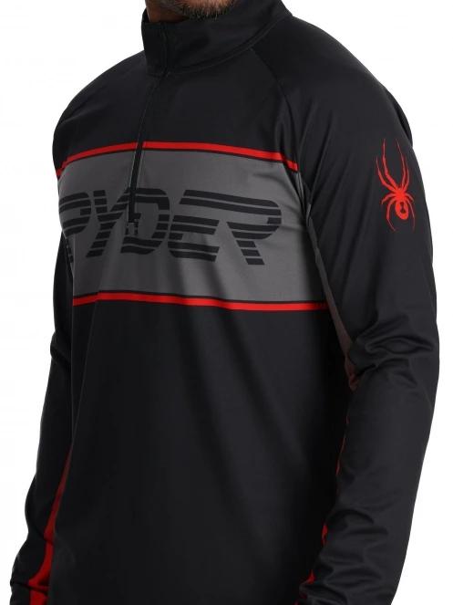 Spyder Paramount 1/2 Zip férfi pulóver fekete színben 6