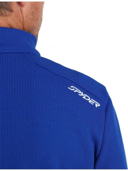 Spyder Bandit Jacket férfi polár pulóver kék színben 5