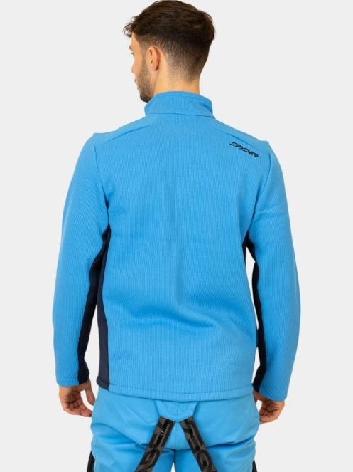 Spyder Bandit Jacket férfi polár pulóver kék színben 4