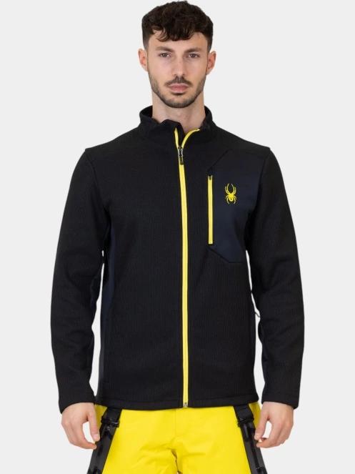 Spyder Bandit Jacket férfi polár pulóver fekete színben 2