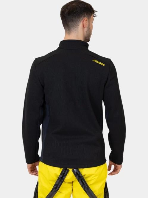 Spyder Bandit Jacket férfi polár pulóver fekete színben 4