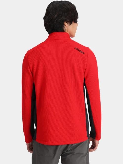 Spyder Bandit Jacket férfi polár pulóver piros színben 3