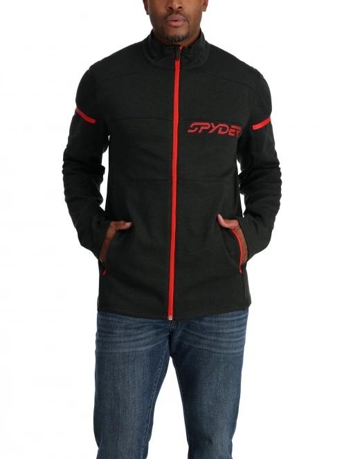 Spyder Speed Fleece Jacket férfi polár pulóver fekete színben 2