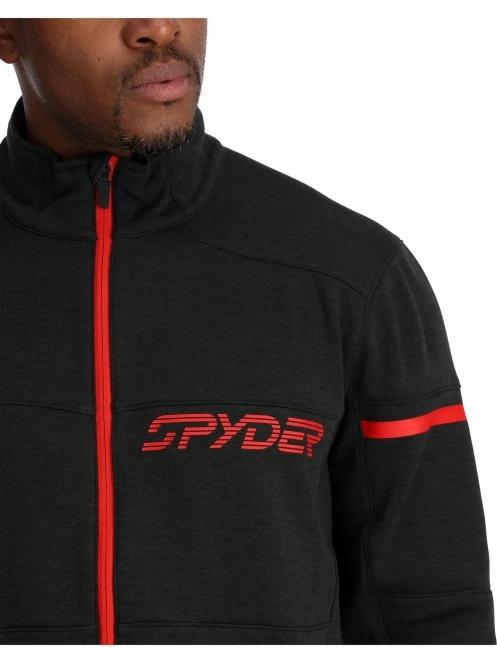 Spyder Speed Fleece Jacket férfi polár pulóver fekete színben 4