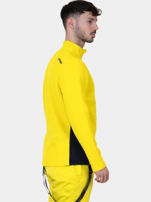 Spyder Bandit 1/2 Zip férfi polár pulóver sárga színben 5