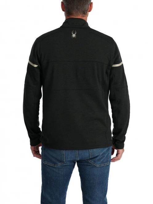 Spyder Speed Fleece 1/2 Zip férfi polár pulóver fekete színben 3