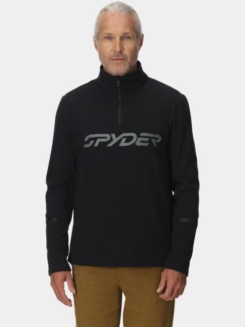 Spyder Speed Fleece 1/2 Zip férfi polár pulóver fekete színben 2