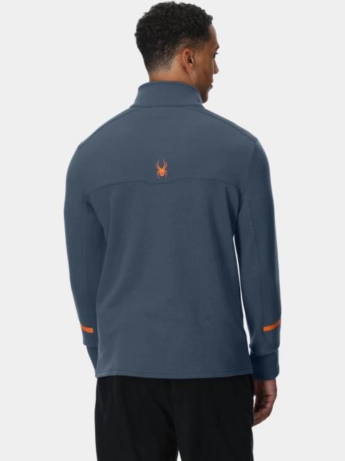 Spyder Speed Fleece 1/2 Zip férfi polár pulóver kék színben 3