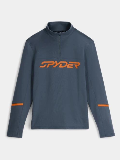 Spyder Speed Fleece 1/2 Zip férfi polár pulóver kék színben 5