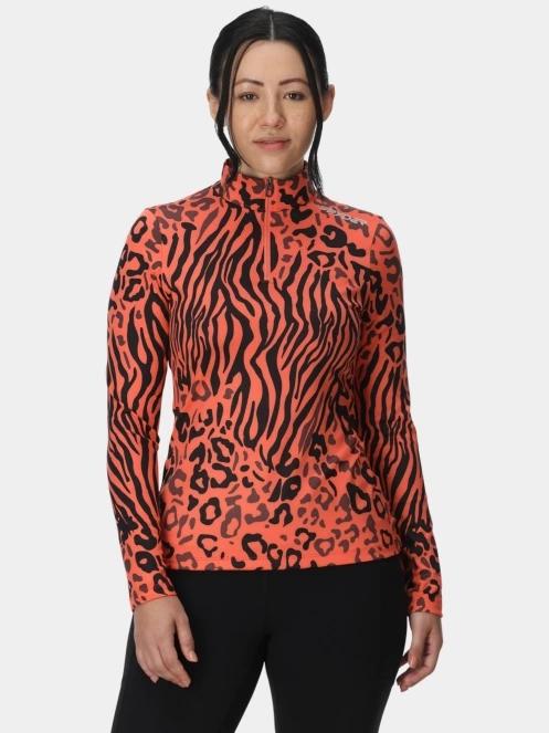 Spyder Vivid 1/2 Zip női aláöltöző felső narancssárga színben 2