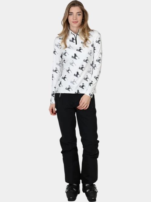 Spyder Vivid 1/2 Zip női polár pulóver fehér színben 5