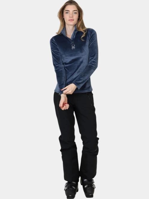 Spyder Shimmer Bug 1/2 Zip női polár pulóver sötétkék színben 5
