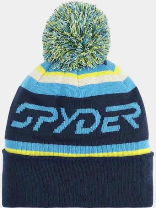 Spyder Icebox Hat bojtos sapka sötétkék színben 4