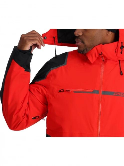 Spyder Leader Jacket férfi síkabát piros színben 4