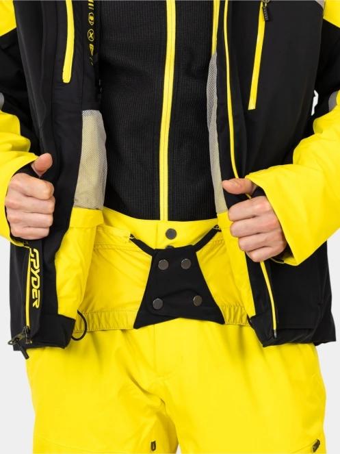 Spyder Leader Jacket férfi síkabát sárga színben 11