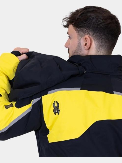 Spyder Leader Jacket férfi síkabát sárga színben 10