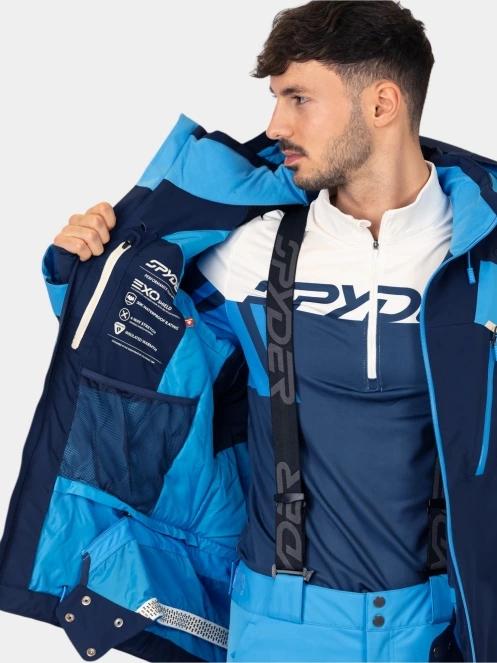Spyder Leader Jacket férfi síkabát sötétkék színben 8