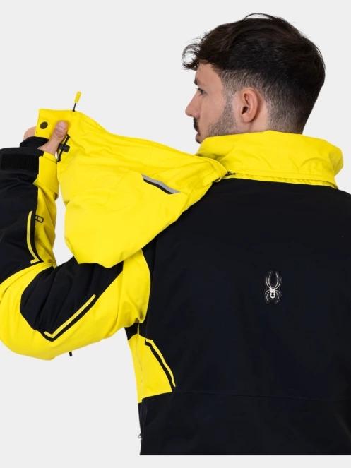 Spyder Titan Jacket férfi síkabát sárga színben 11