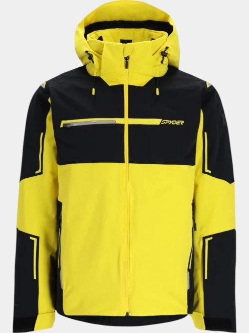 Spyder Titan Jacket férfi síkabát sárga színben 12