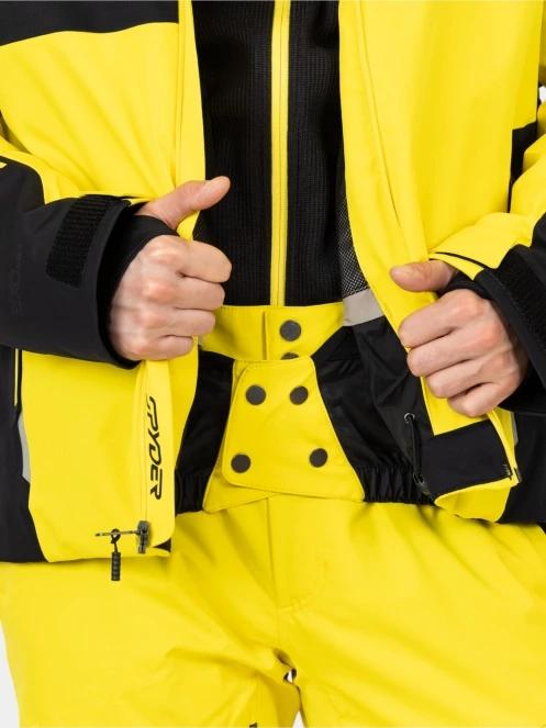 Spyder Titan Jacket férfi síkabát sárga színben 10