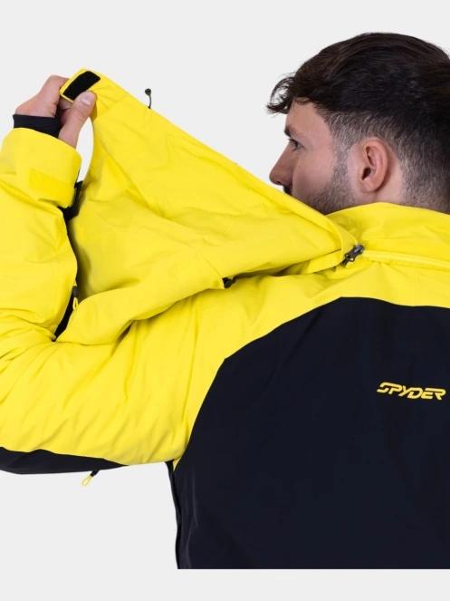 Spyder Copper Jacket férfi síkabát sárga színben 11