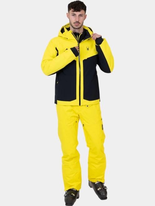 Spyder Copper Jacket férfi síkabát sárga színben 5