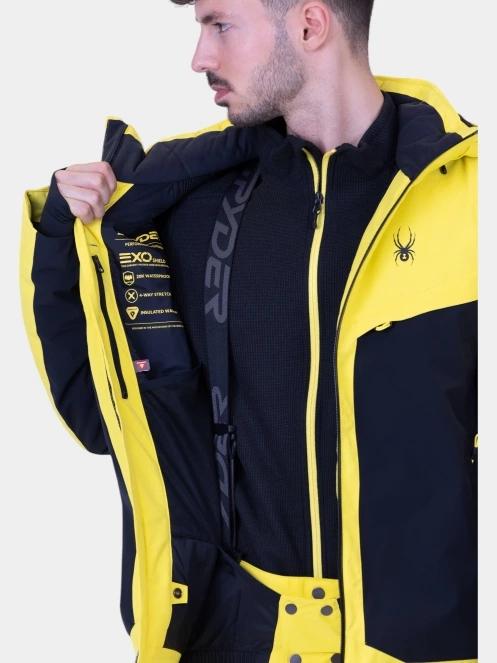 Spyder Copper Jacket férfi síkabát sárga színben 7