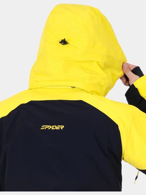 Spyder Copper Jacket férfi síkabát sárga színben 10