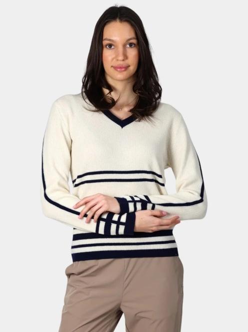 Luhta Luhta Huttula női kötött pulóver fehér színben 2