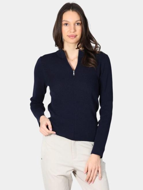 Luhta Luhta Huoponen női kötött pulóver sötétkék színben 2