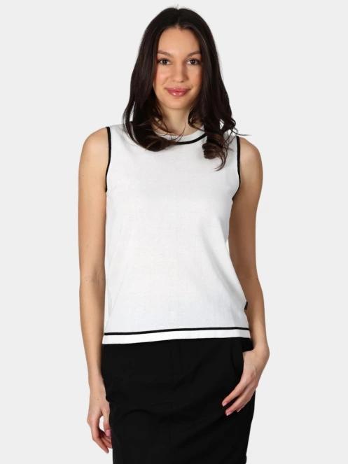 Luhta Luhta Huhtasuo női ujjatlan póló fehér színben 2