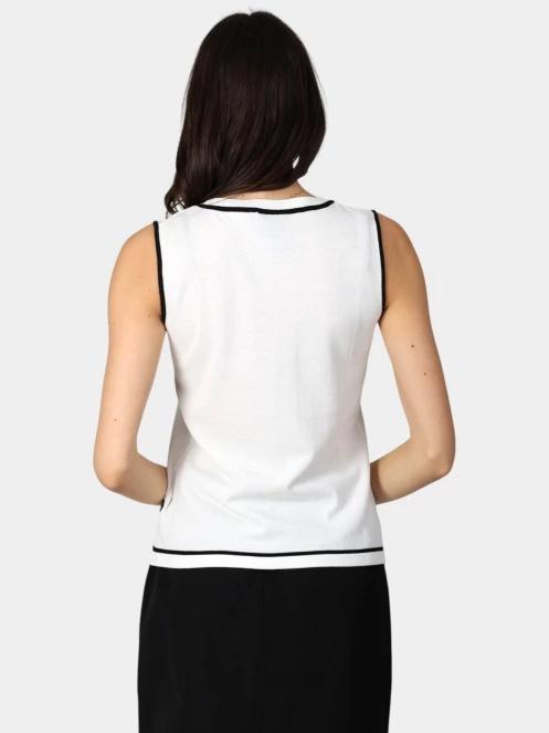 Luhta Luhta Huhtasuo női ujjatlan póló fehér színben 4