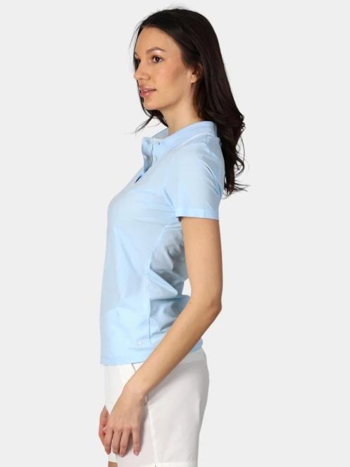 Luhta Luhta Halkokari női galléros póló világoskék színben 3
