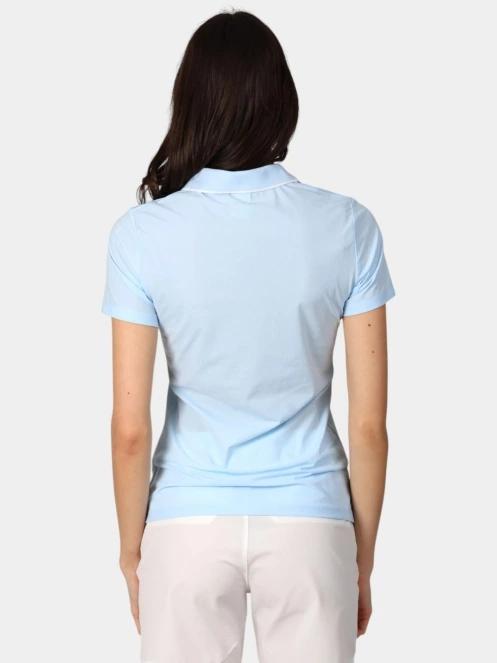 Luhta Luhta Halkokari női galléros póló világoskék színben 4