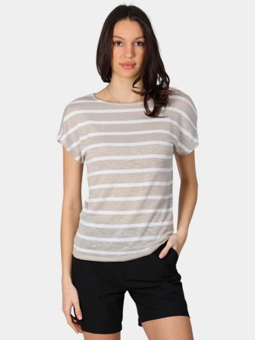 Luhta Luhta Hagalund női rövid ujjú póló homok színben 2