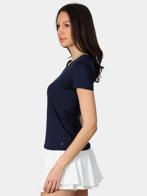 Luhta Luhta Honko női rövid ujjú póló sötétkék színben 3