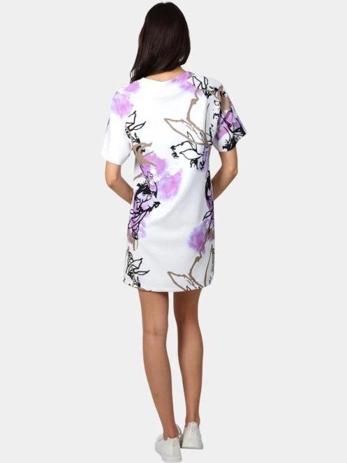 Luhta Luhta Eurajoki női pólóruha fehér színben 4