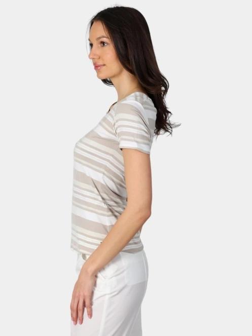 Luhta Luhta Kivihaka női rövid ujjú póló homok színben 3