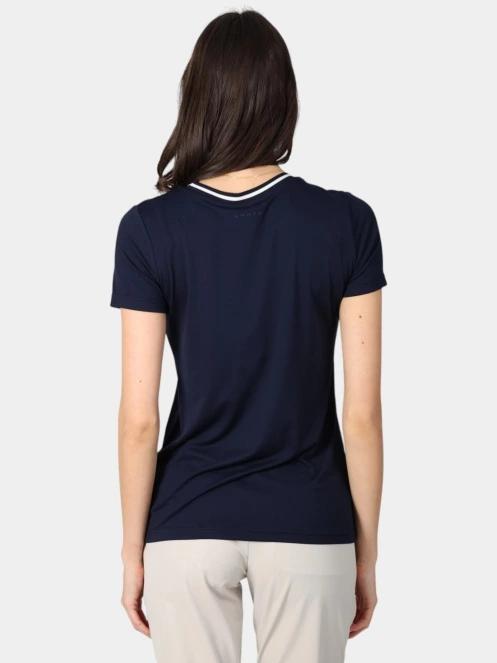 Luhta Luhta Heimala női rövid ujjú póló sötétkék színben 4